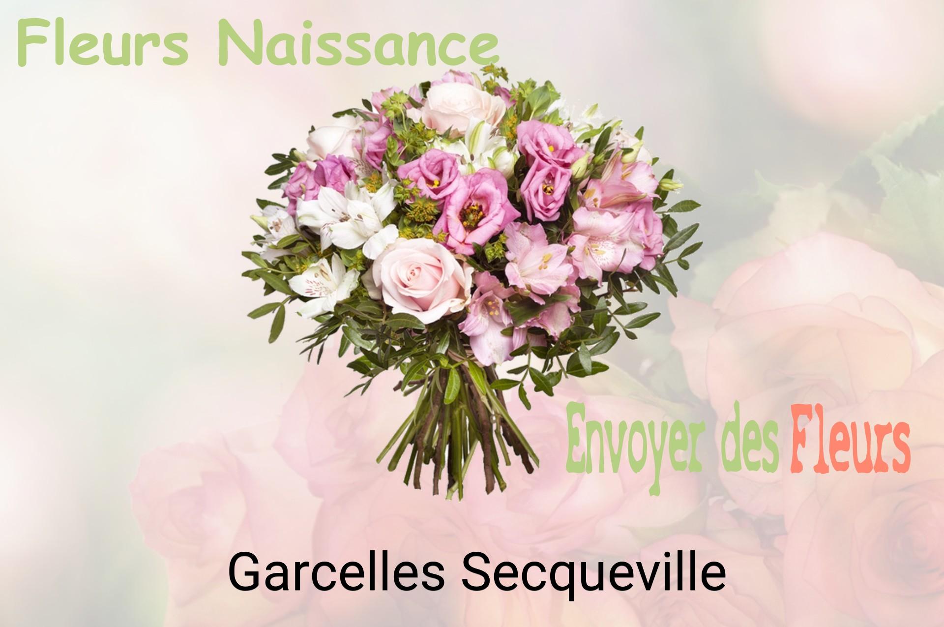 Bouquet de fleurs de naissance livré à Garcelles-Secqueville